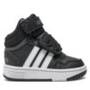 Сникърси adidas Hoops Mid GW0408 Черен цвят на ниска цена