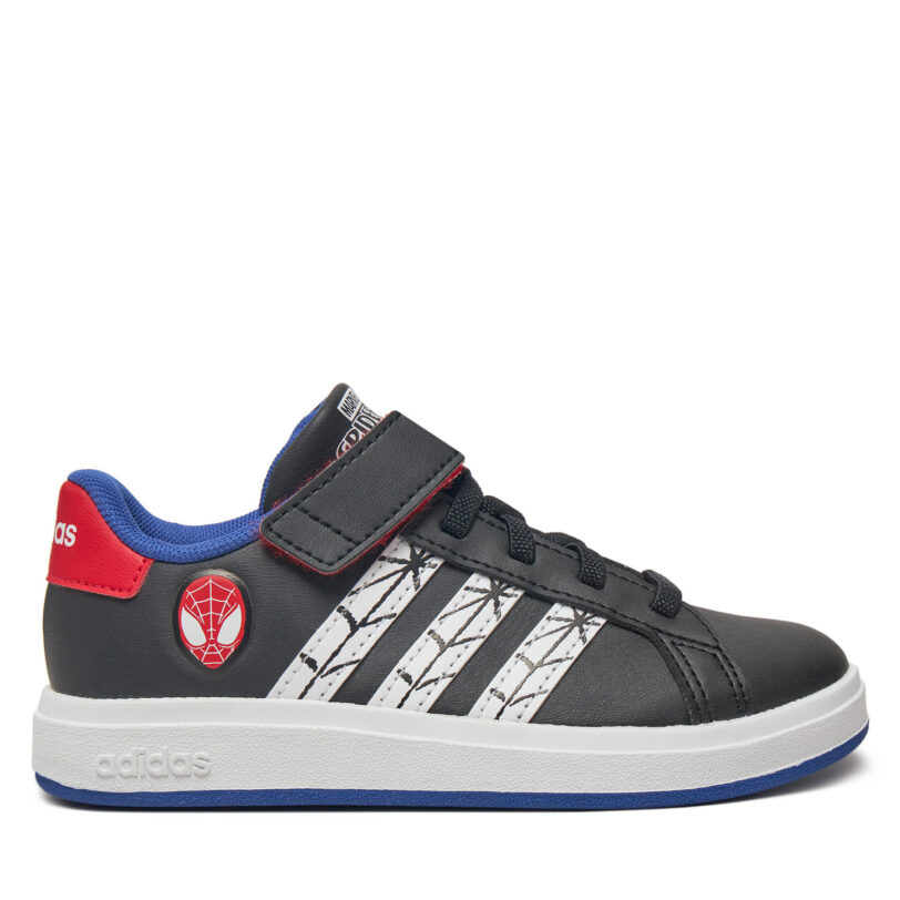 Сникърси adidas Marvel's Spider-Man Grand Court JS0742 Черен цвят на ниска цена