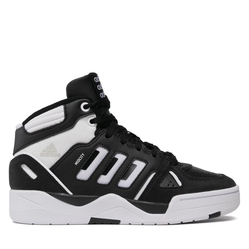 Сникърси adidas Midcity Mid IE4465 Черен цвят на ниска цена