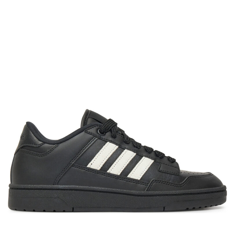 Сникърси adidas Rapid Court Low J JQ1729 Черен цвят на ниска цена