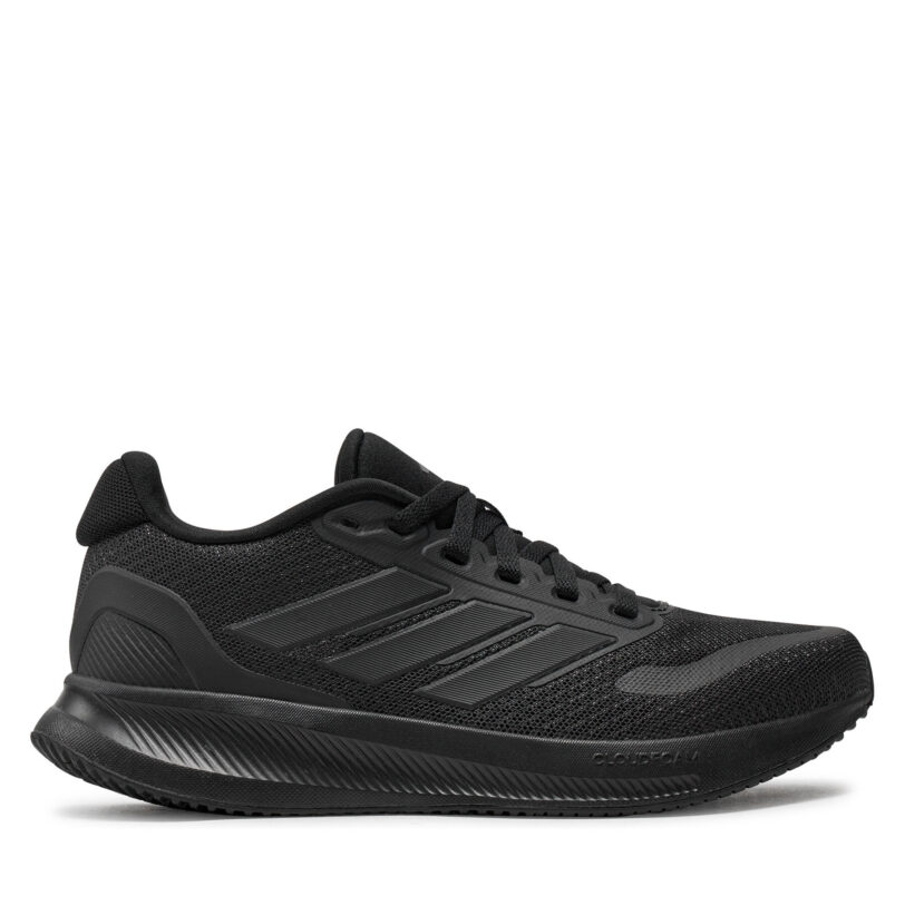 Сникърси adidas Runfalcon 5 J  IE8586 Черен цвят на ниска цена