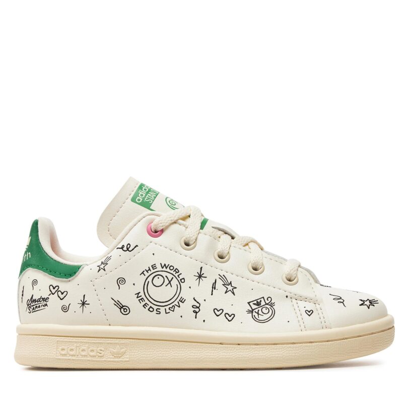 Сникърси adidas Stan Smith C GY1790 Екрю цвят на ниска цена