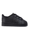 Сникърси adidas Superstar El I FU7716 Черен цвят на ниска цена