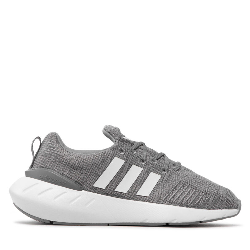 Сникърси adidas Swift Run 22 J GW8178 Сив цвят на ниска цена