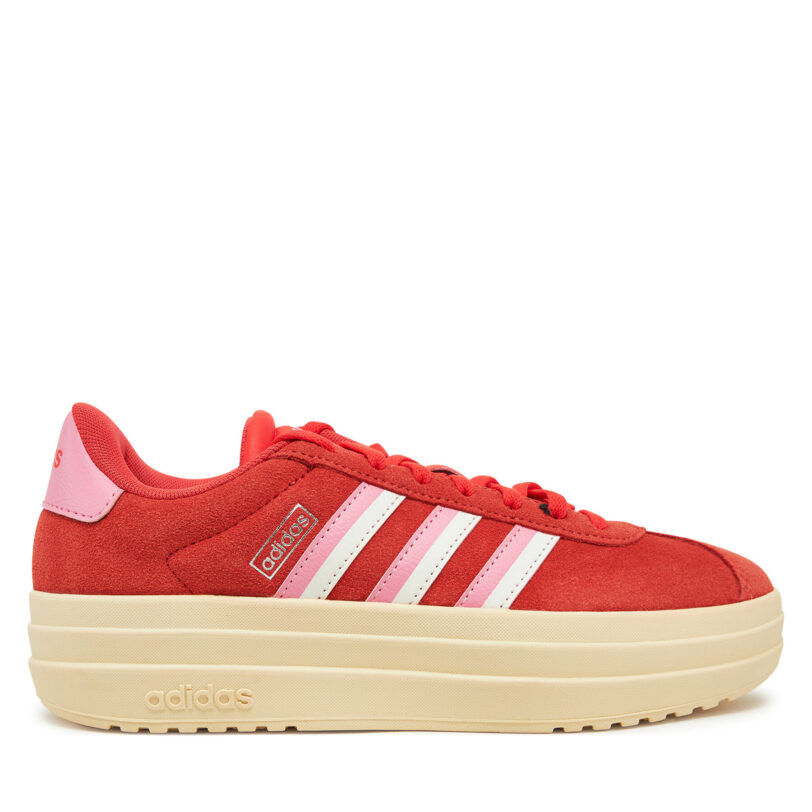 Сникърси adidas VL Court Bold JI1786 Червен цвят на ниска цена