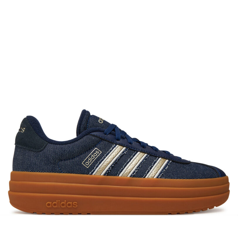 Сникърси adidas VL Court Bold JS4471 Тъмносин цвят на ниска цена