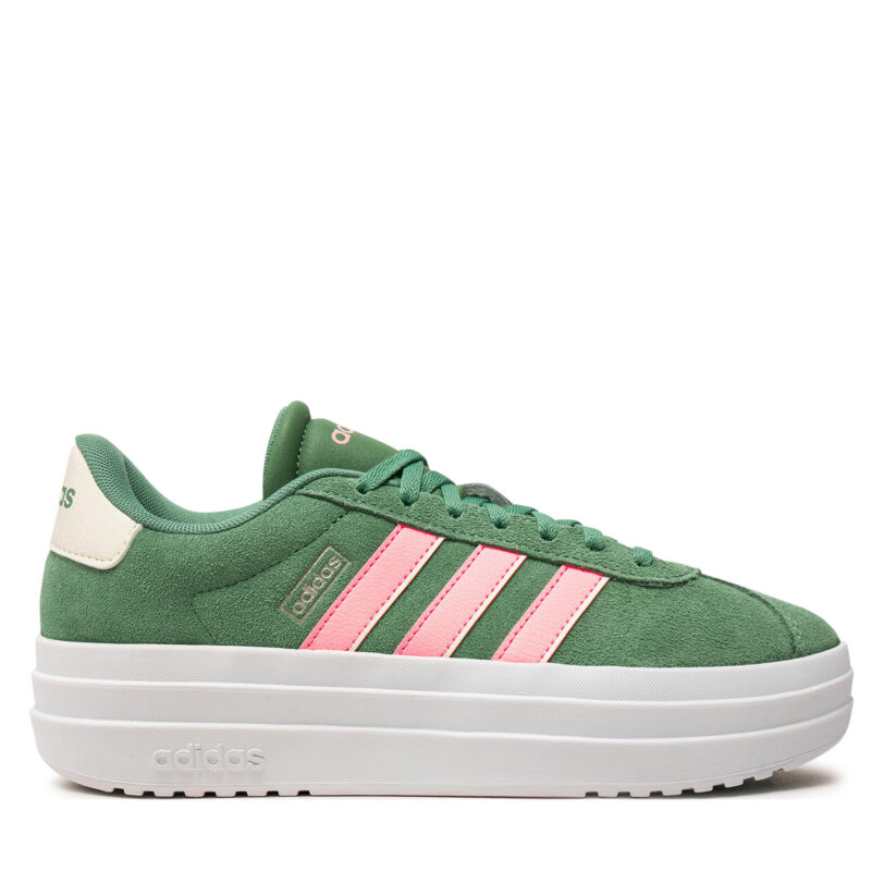 Сникърси adidas Vl Court Bold IH0365 Зелен цвят на ниска цена