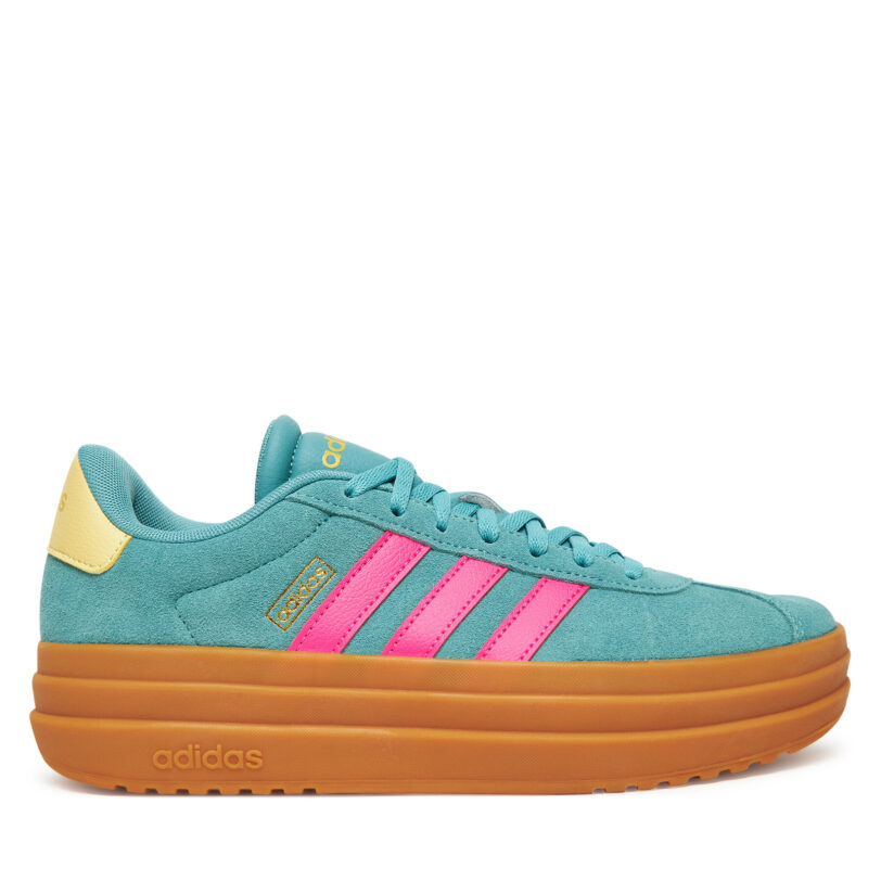 Сникърси adidas Vl Court Bold JQ5634 Зелен цвят на ниска цена