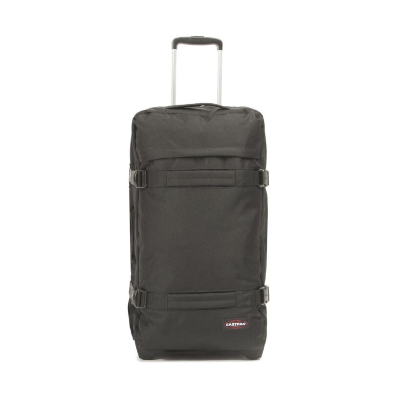 Среден куфар Eastpak Transit'R M EK0A5BA8 Черен цвят на ниска цена
