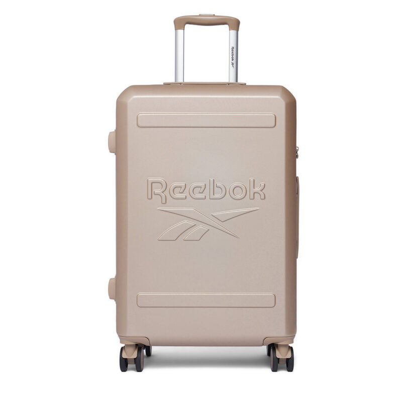 Среден куфар Reebok RBK-WAL-023-CCC-M Бежов цвят на ниска цена