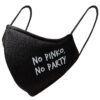 Текстилна маска Pinko Geodesia Mask Neoprene Leggero 20211 PRR 1N20DA.Y7RD Черен цвят на ниска цена