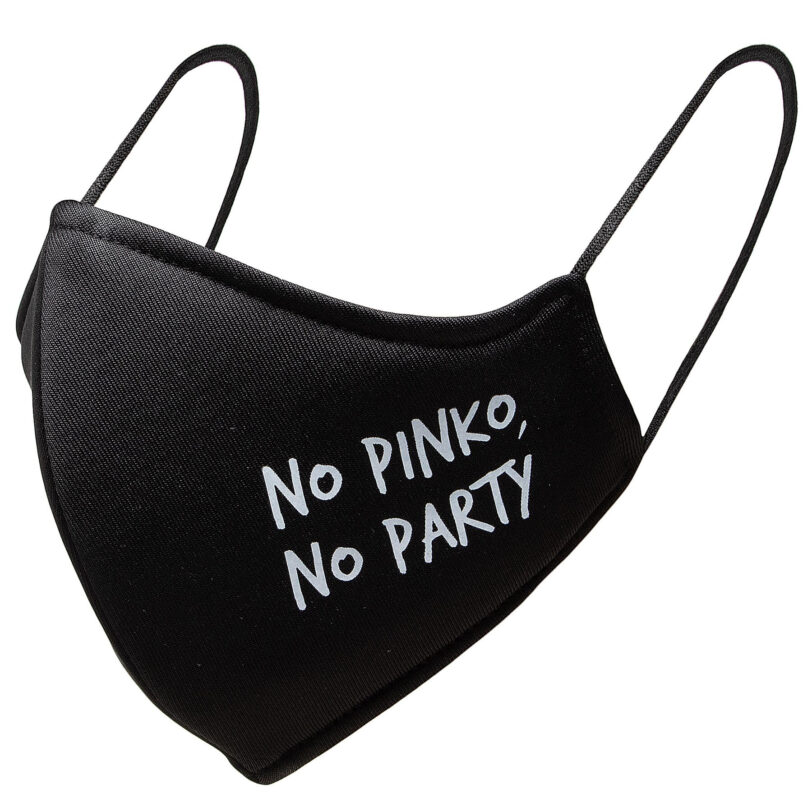 Текстилна маска Pinko Geodesia Mask Neoprene Leggero 20211 PRR 1N20DA.Y7RD Черен цвят на ниска цена