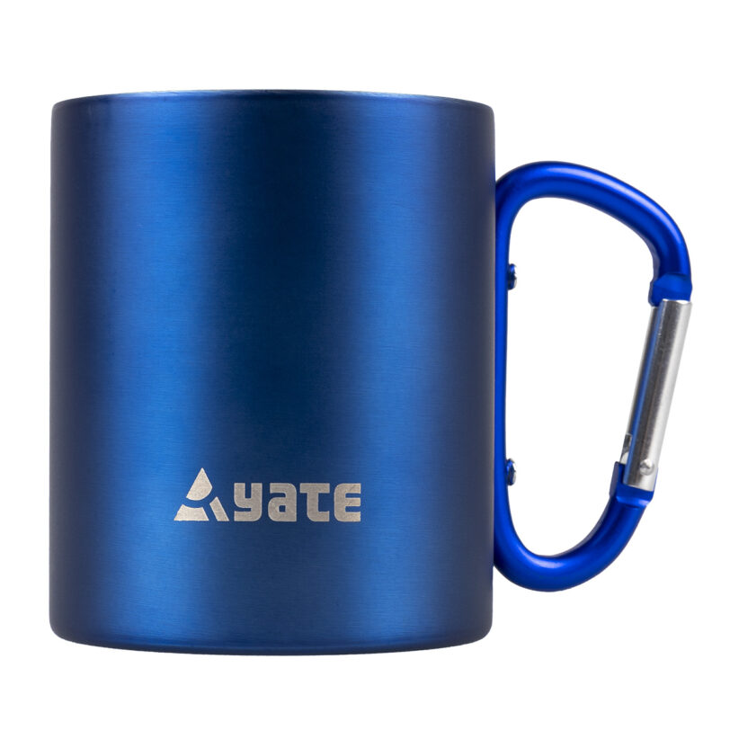 Термо чаша с карабинер YATE Stainless Steel - Син на ниска цена