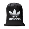 Торба adidas Gymsack Trefoil BK6726 Черен цвят на ниска цена