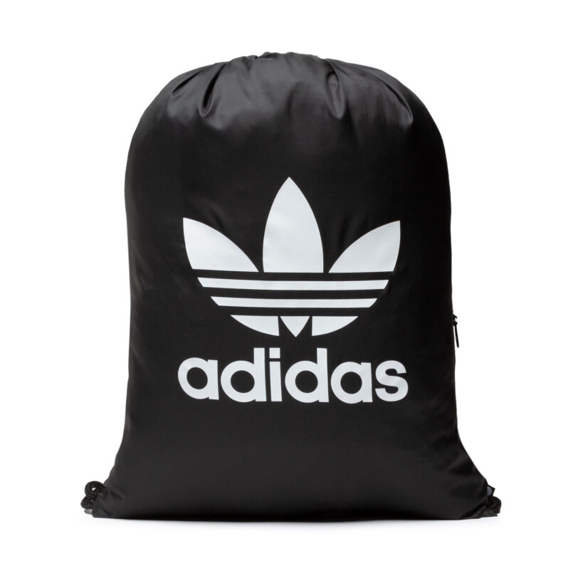 Торба adidas Gymsack Trefoil BK6726 Черен цвят на ниска цена