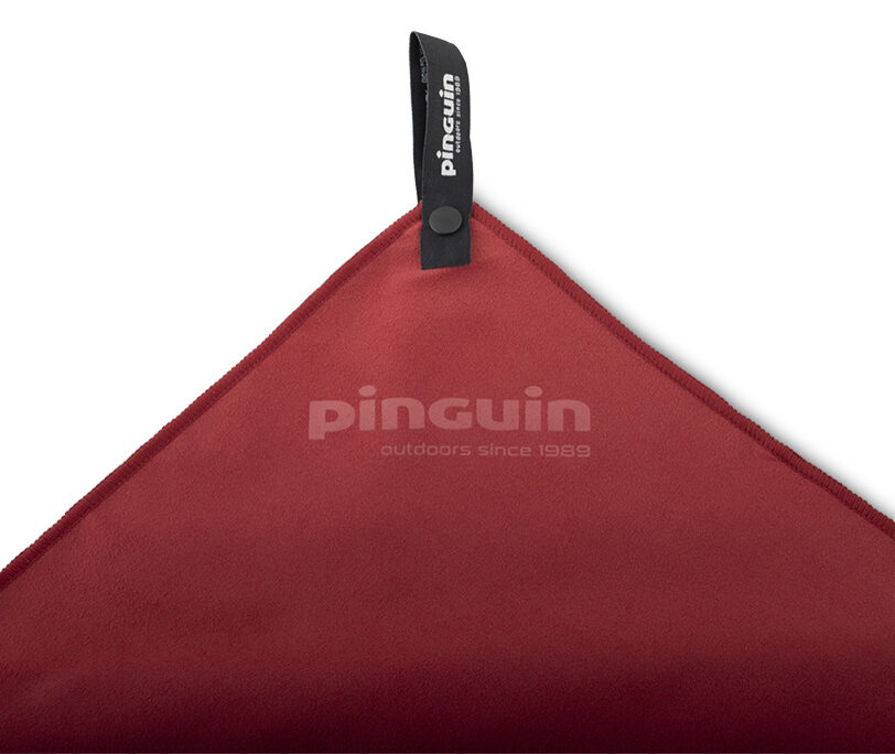 Туристическа кърпа PINGUIN Micro Towel Logo M - Червен на ниска цена