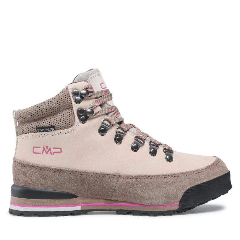 Туристически CMP Heka Wmn Hiking Shoes Wp 3Q49556 Бежов цвят на ниска цена