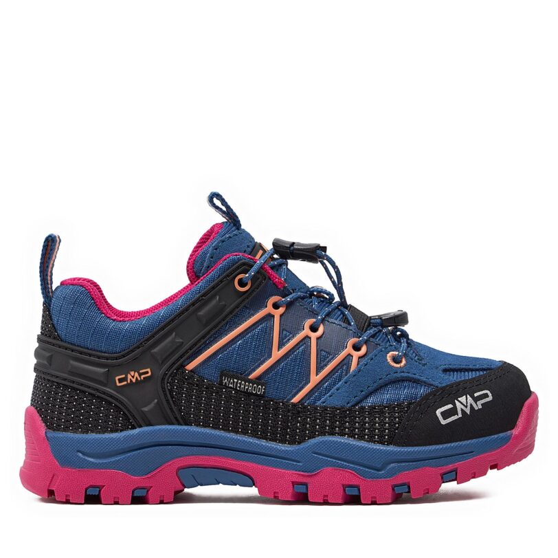 Туристически CMP Kids Rigel Low Trekking Wp 3Q54554 Син цвят на ниска цена