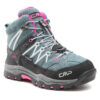 Туристически CMP Kids Rigel Mid Trekking Shoe Wp 3Q12944 Сив цвят на ниска цена