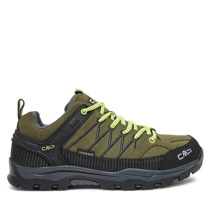 Туристически CMP Kids Rigel Mid Trekking Shoe Wp 3Q12944J Зелен цвят на ниска цена