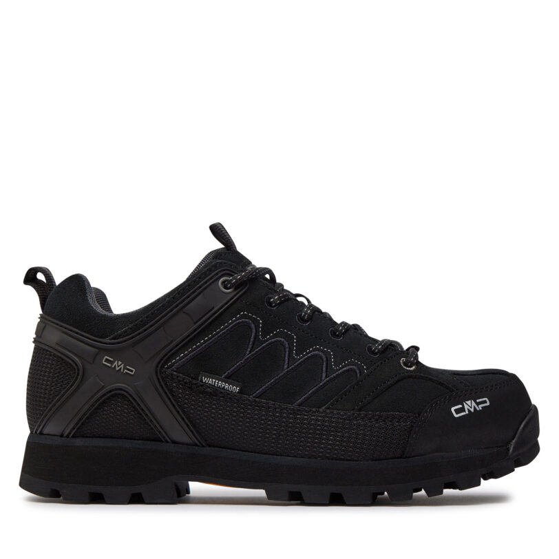 Туристически CMP Moon Low Treking Shoe Wp 31Q4787 Черен цвят на ниска цена