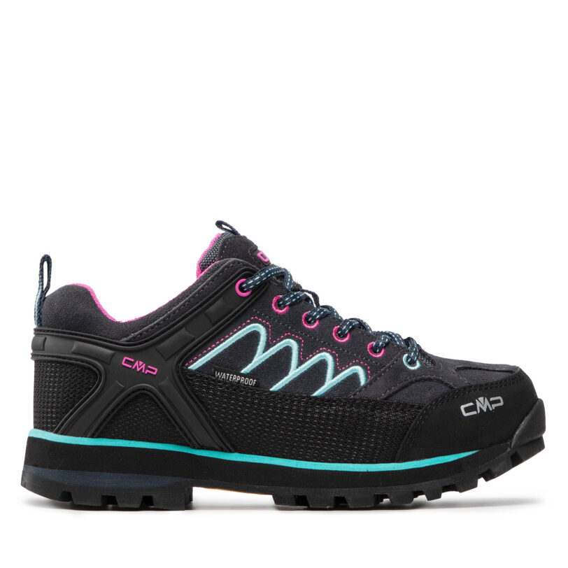 Туристически CMP Moon Low Wmn Trekking Shoe Wp 31Q4786 Черен цвят на ниска цена