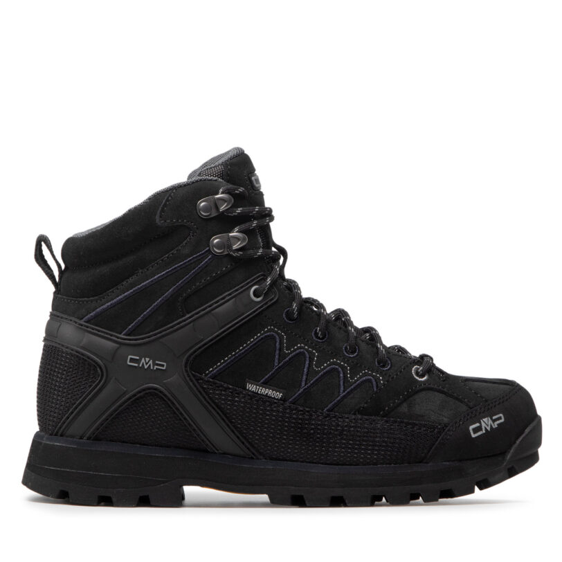 Туристически CMP Moon Mid Trekking Shoe Wp 31Q4797 Черен цвят на ниска цена