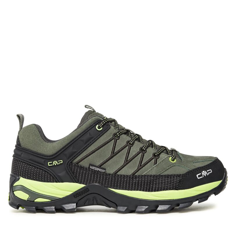 Туристически CMP Rigel Low Trekking Shoes Wp 3Q13247 Зелен цвят на ниска цена