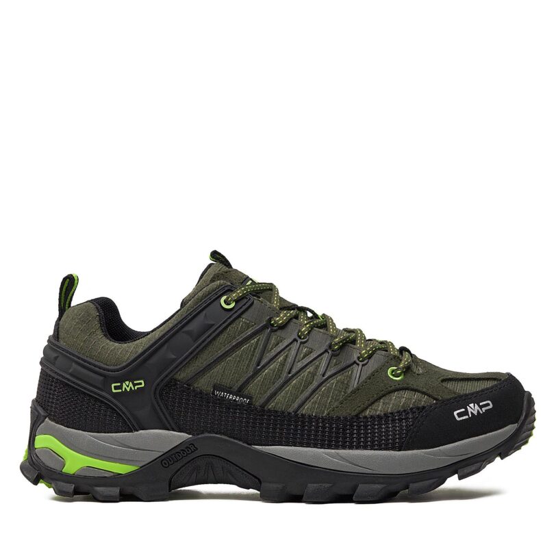 Туристически CMP Rigel Low Trekking Wp 3Q54457 Каки цвят на ниска цена
