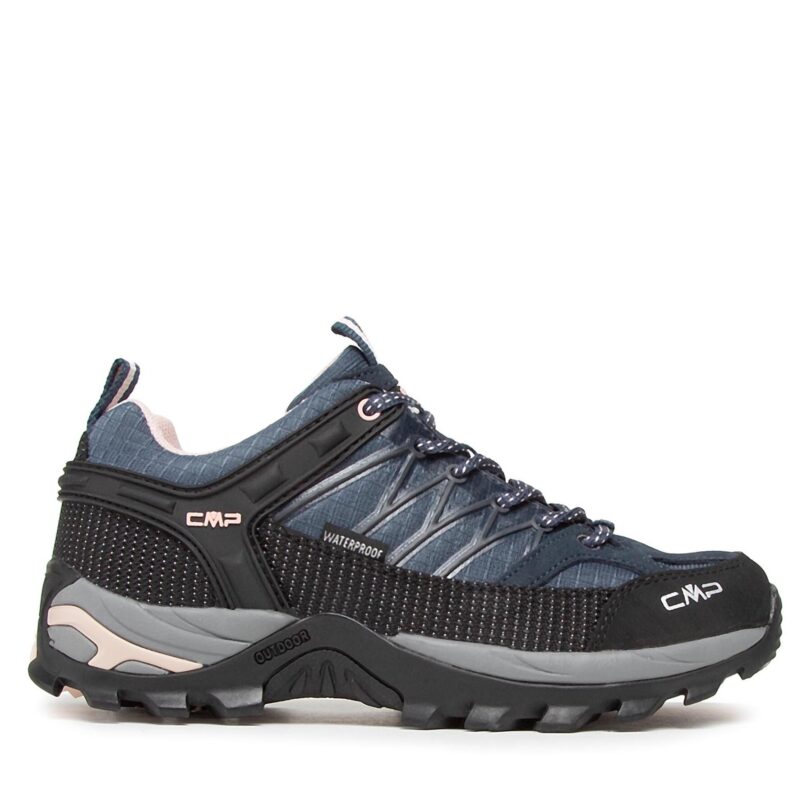 Туристически CMP Rigel Low Wmn Trekking Shoe Wp 3Q54456 Тъмносин цвят на ниска цена