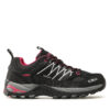 Туристически CMP Rigel Low Wmn Trekking Shoes Wp 3Q54456 Черен цвят на ниска цена