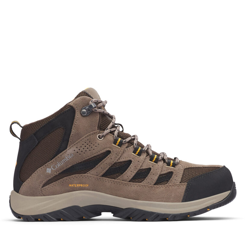 Туристически Columbia Crestwood Mid Waterproof 2100641 Кафяв цвят на ниска цена