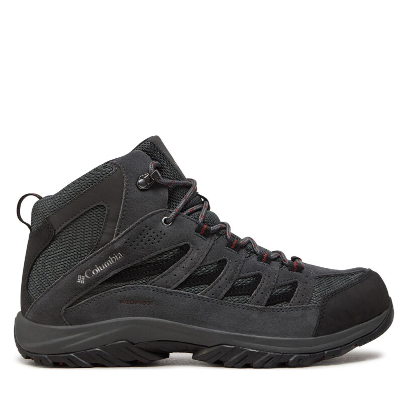 Туристически Columbia Crestwood Mid Waterproof 2100641 Сив цвят на ниска цена