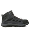 Туристически Columbia Crestwood Mid Waterproof BM5371 Сив цвят на ниска цена