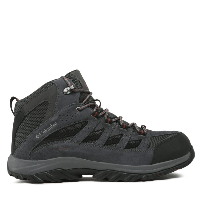 Туристически Columbia Crestwood Mid Waterproof BM5371 Сив цвят на ниска цена