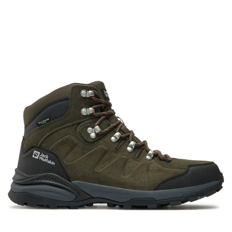 Туристически Jack Wolfskin Refugio Texapore Mid M 4049841 Каки цвят на ниска цена