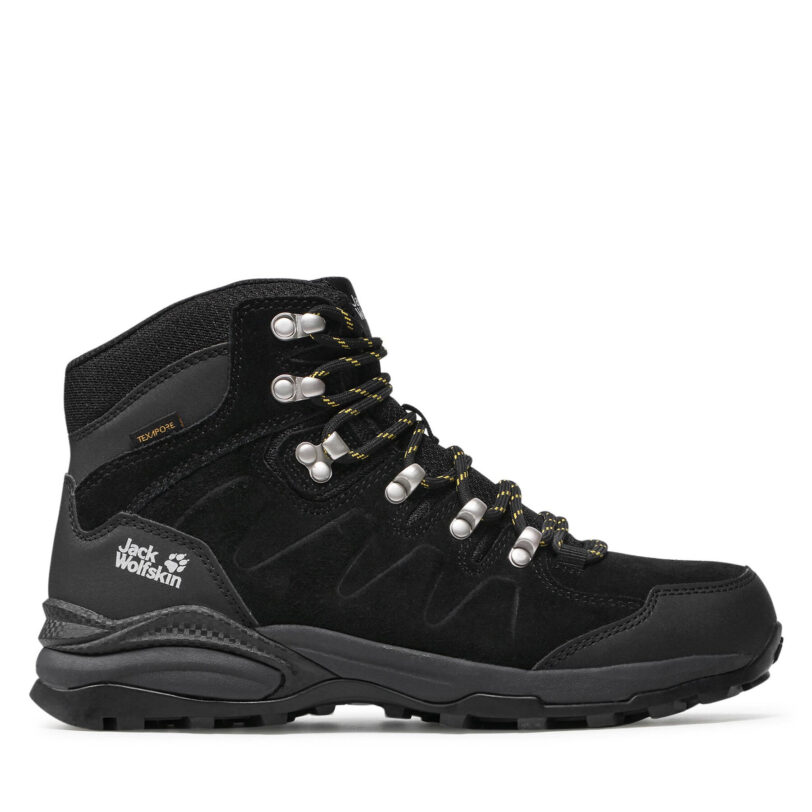 Туристически Jack Wolfskin Refugio Texapore Mid M 4049841 Черен цвят на ниска цена