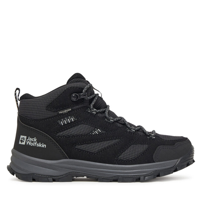Туристически Jack Wolfskin Vojo Tour Texapore Mid A64104 Черен цвят на ниска цена