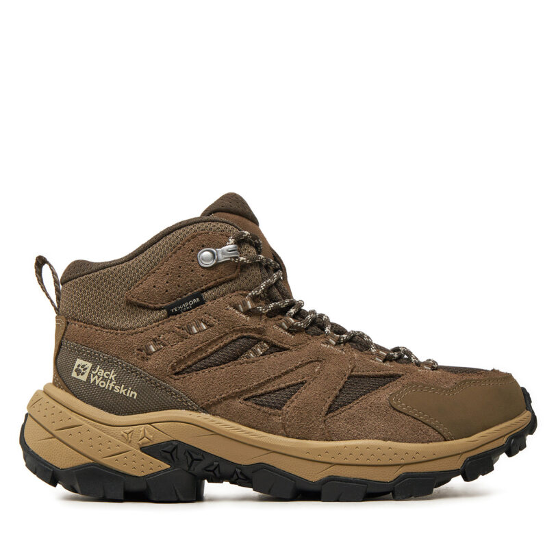 Туристически Jack Wolfskin Vojo Tour Texapore Mid W A62071 Кафяв цвят на ниска цена