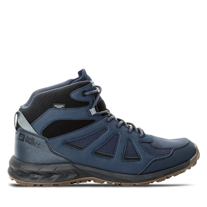 Туристически Jack Wolfskin Woodland 2 Texapore Mid M 4051261 Тъмносин цвят на ниска цена