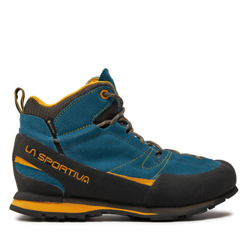 Туристически La Sportiva Boulder X Mid Gtx GORE-TEX 17EBY Тъмносин цвят на ниска цена