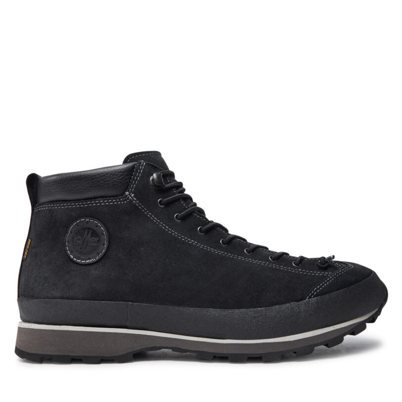 Туристически Lomer Bio Naturale Mid Mtx Suede 50085/A Черен цвят на ниска цена