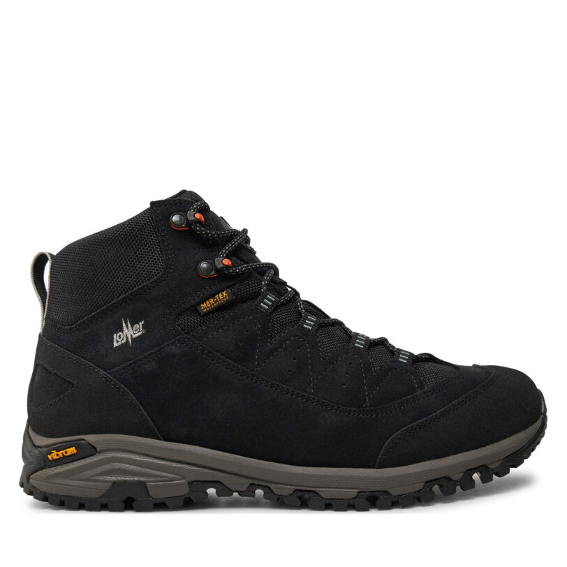 Туристически Lomer Sella High Mtx Suede 30047/A Черен цвят на ниска цена