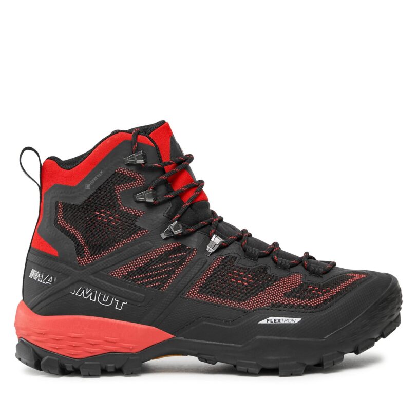 Туристически Mammut Ducan High GTX GORE-TEX 3030-03471-00517-1075 Черен цвят на ниска цена