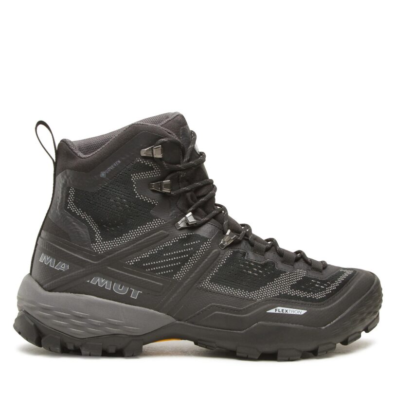 Туристически Mammut Ducan High Gtx GORE-TEX 3030-03471-0052-1080 Черен цвят на ниска цена