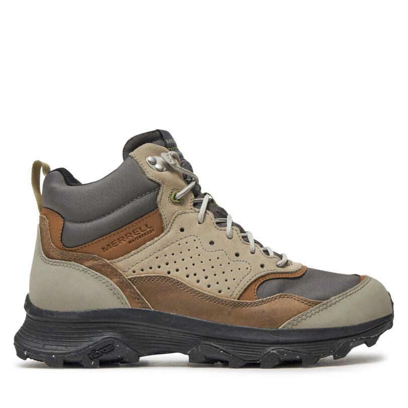 Туристически Merrell Speed Solo Mid Wp J037859 Сив цвят на ниска цена
