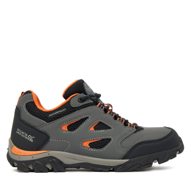 Туристически Regatta Holcombe Iep Low Jnr RKF572 Сив цвят на ниска цена