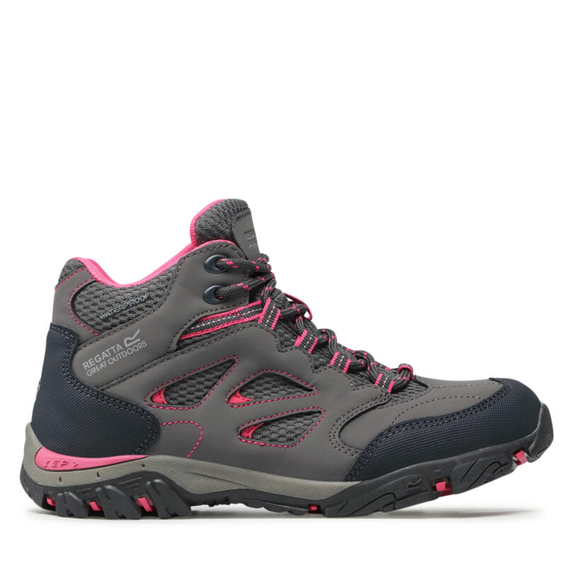 Туристически Regatta Holcombe Iep Mid Jnr RKF573 Сив цвят на ниска цена