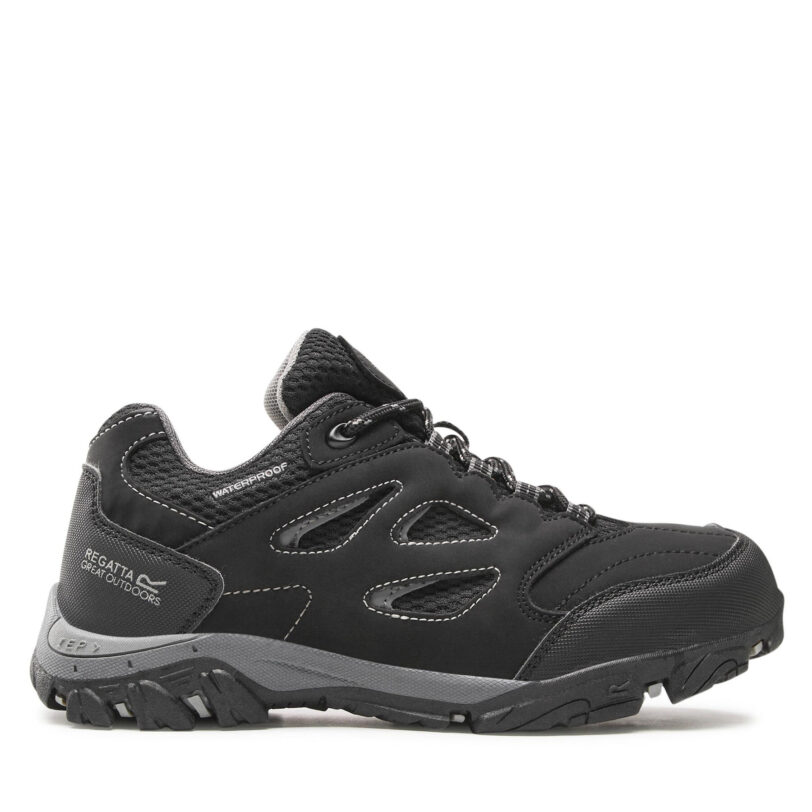 Туристически Regatta Holcombe Lep Low Jnr RKF572 Черен цвят на ниска цена