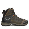 Туристически Salewa Ms Mtn Trainer Lite Mid Gtx 61359-7953 Каки цвят на ниска цена